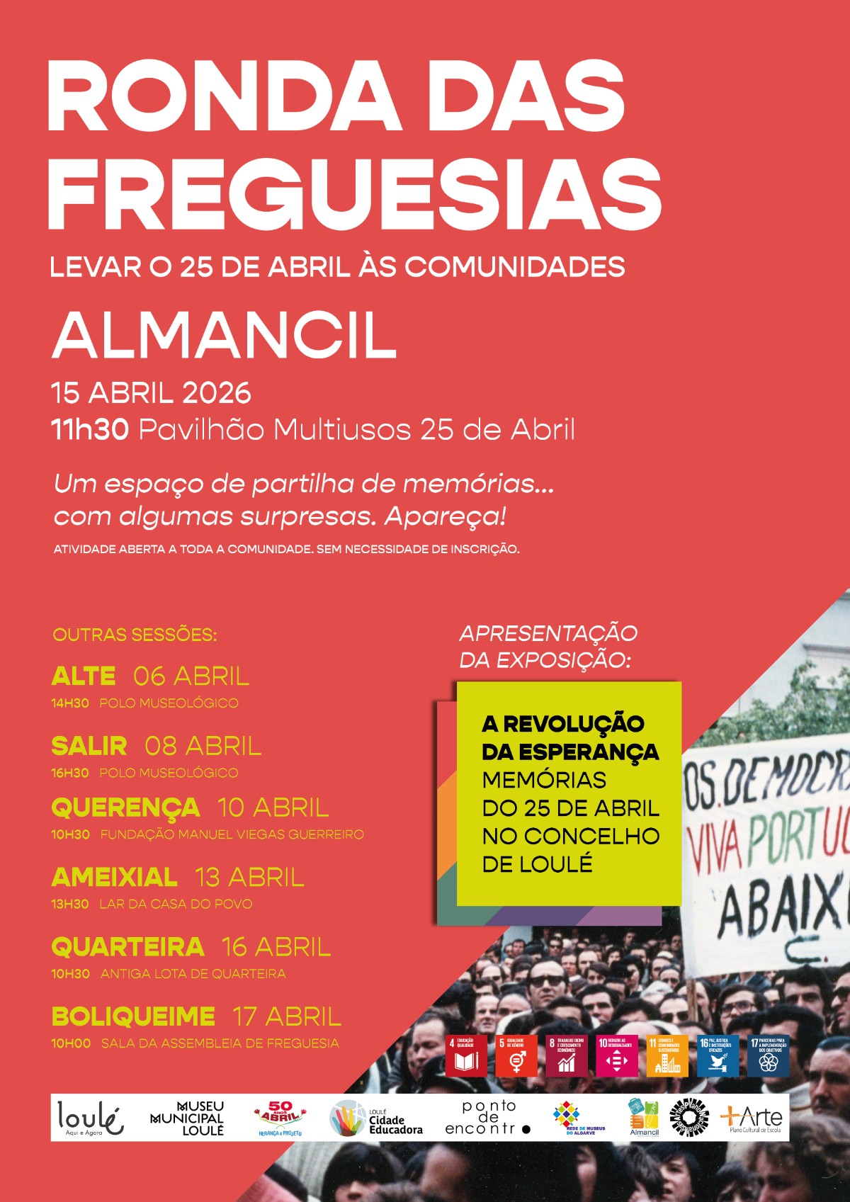 Sessão "Levar o 25 de Abril às comunidades"