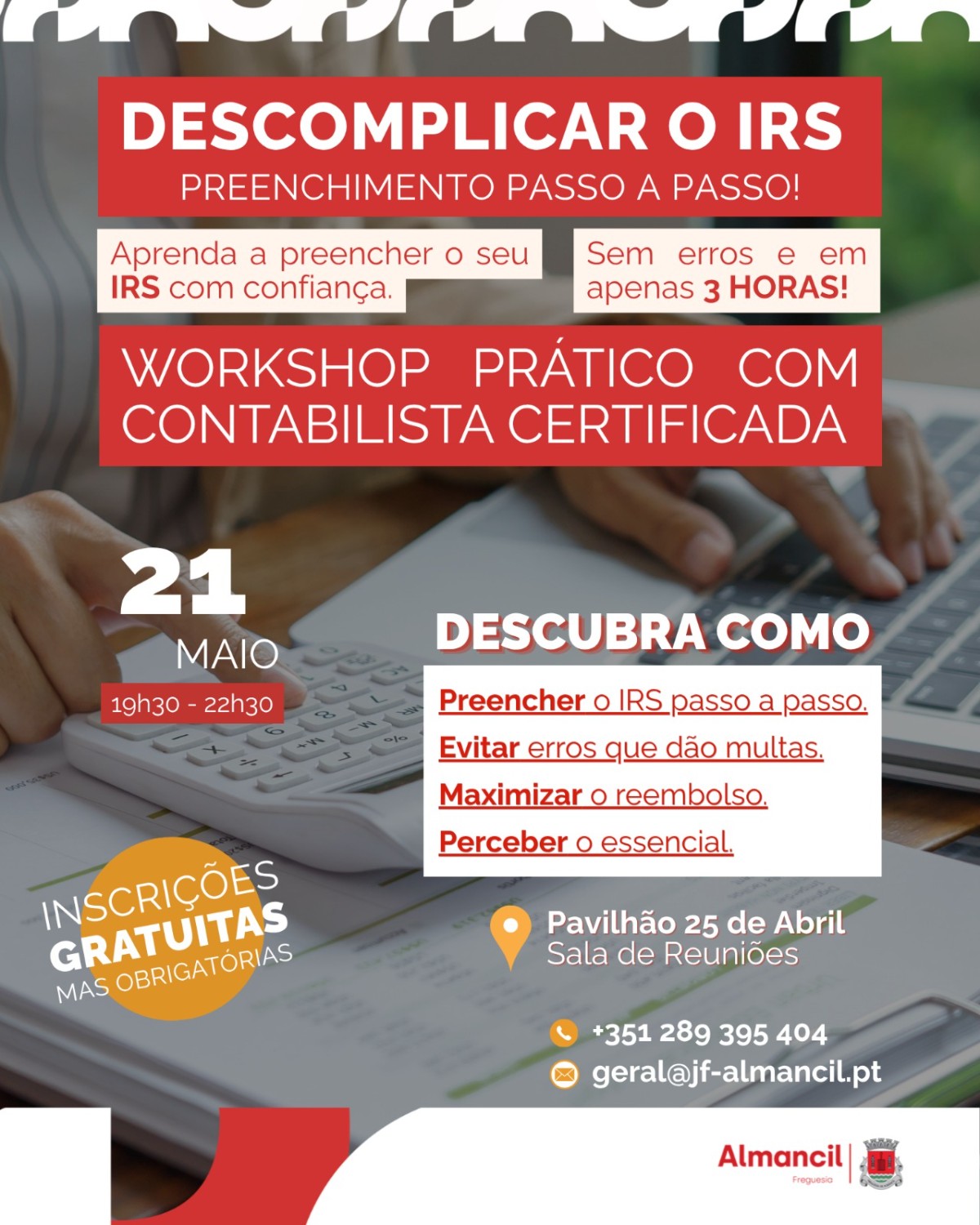 Workshop sobre preenchimento do IRS